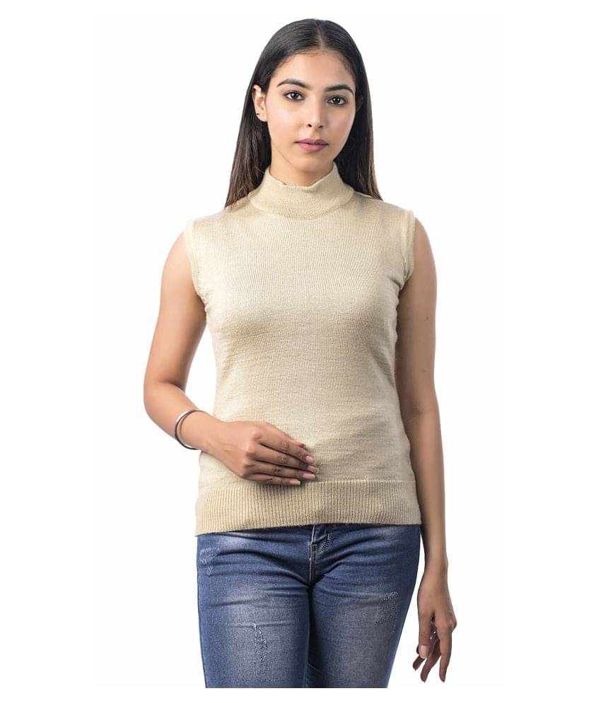 Ogarti Acrylic Beige Pullovers - Single Ogarti Acrylic Beige Pullovers - Single