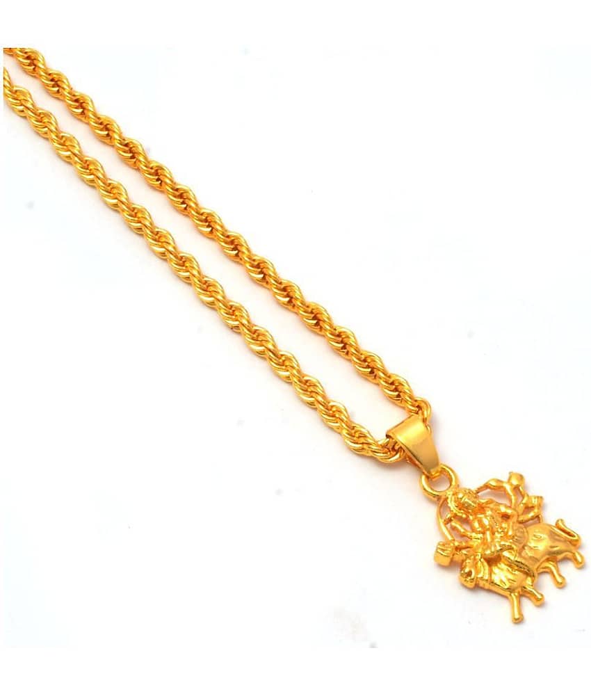 Jewar Mandi Gold Religious Pendant With Chain ( Pack of 1 ) - Jewellery Sets | Buy online on ZillyBuy
