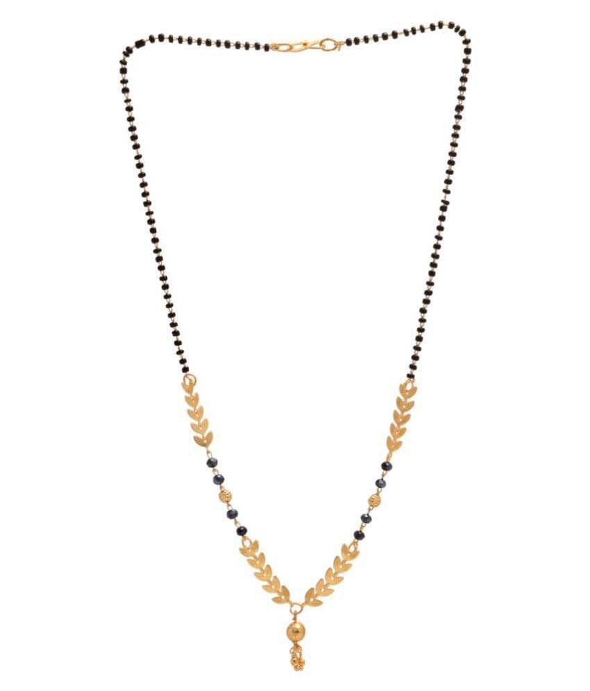     			Jewar Mandi - Golden Mangalsutra ( Pack of 1 )