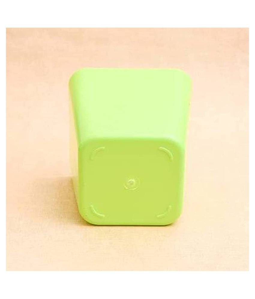     			DeoDap Plastic Square Flower pot/ Plant Container/Planter for Indoor/Outdoor Gardening - 5 pcs (Assorted Color)