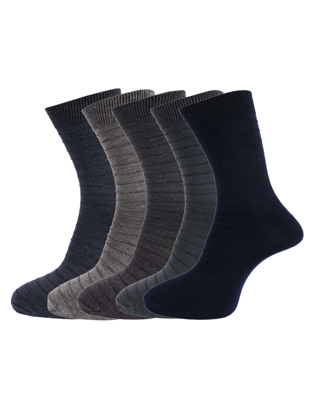 Dollar - Cotton Men's Self Design Multicolor Full Length Socks ( Pack of 5 ) - Socks | Buy online on ZillyBuy