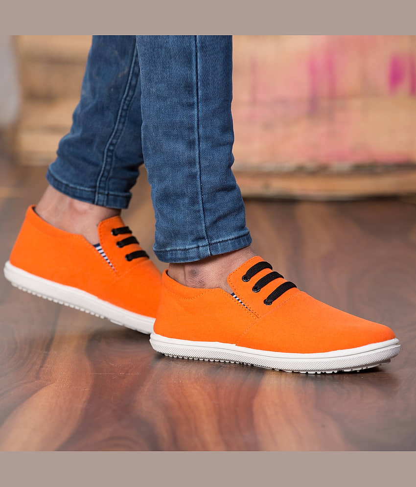 Kzaara Orange Casual Shoes - Casual Shoes | Buy online on ZillyBuy