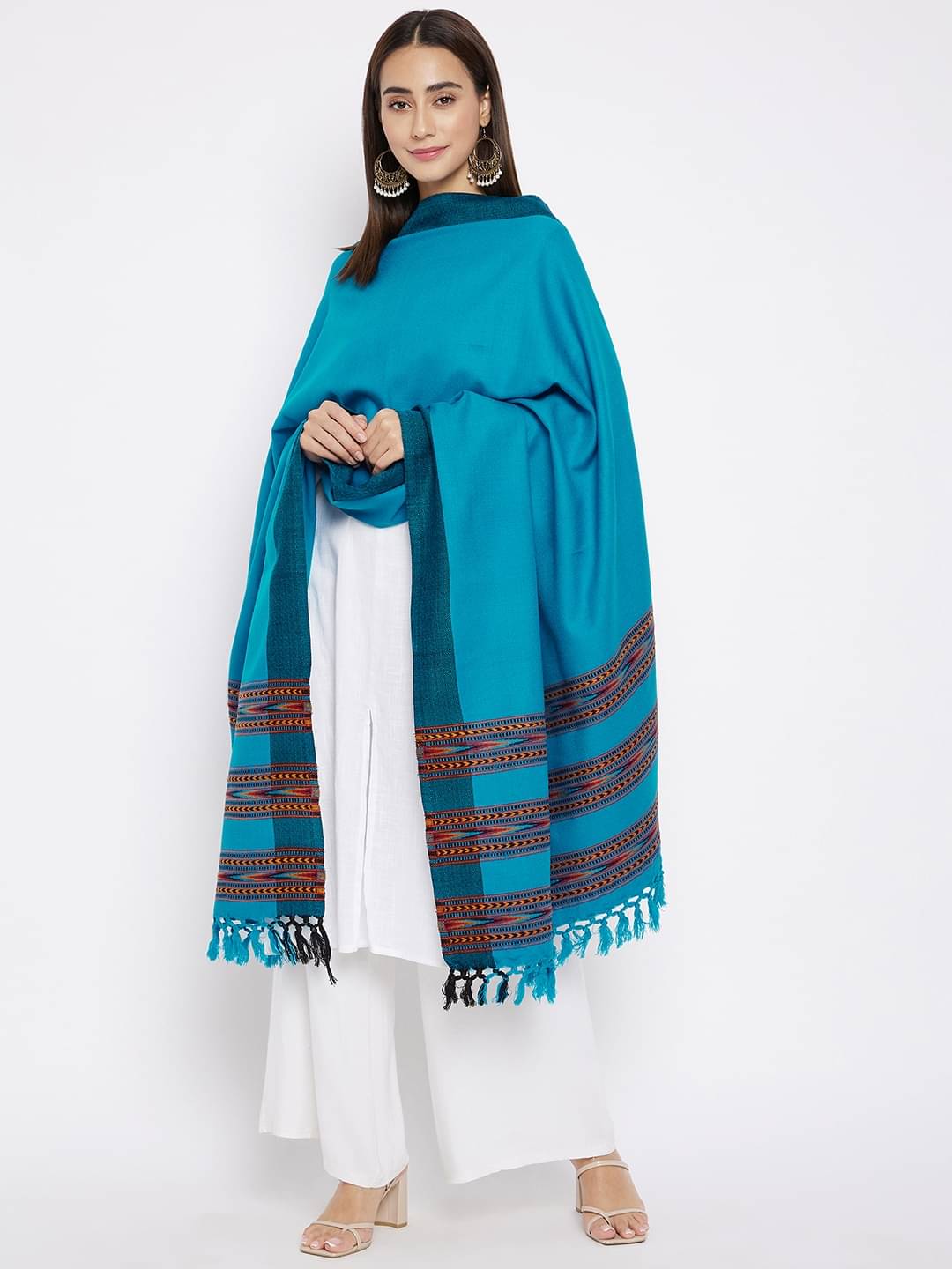     			VERO AMORE Blue Shawl - Single