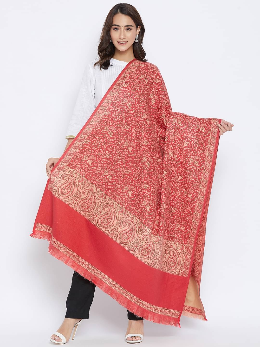 VERO AMORE Pink Shawl - Single VERO AMORE Pink Shawl - Single
