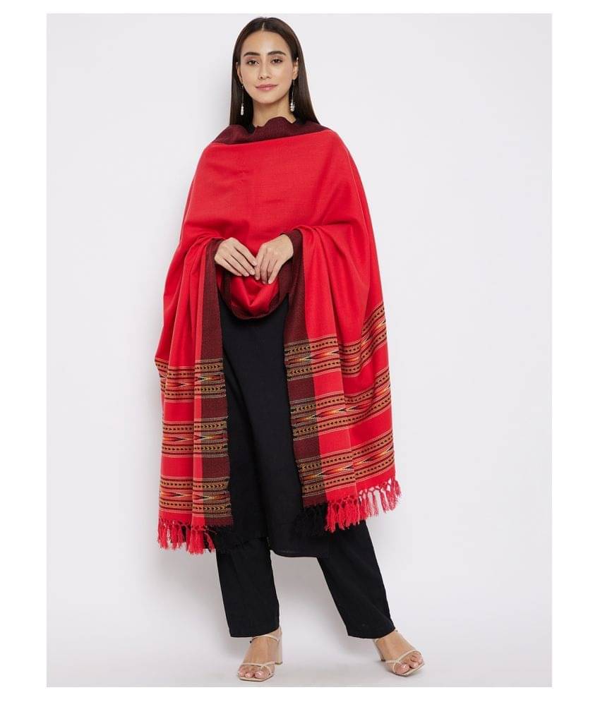 VERO AMORE Red Shawl - Single VERO AMORE Red Shawl - Single