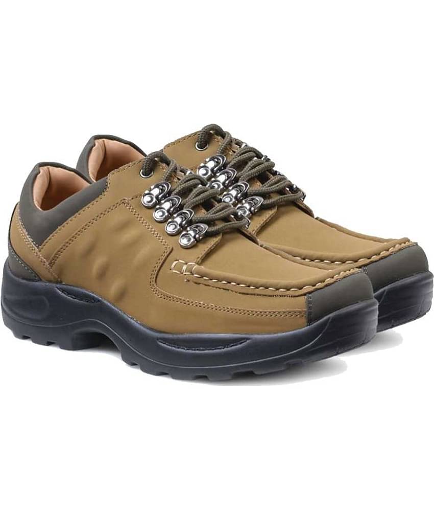 Action Sneakers Camel Casual Shoes