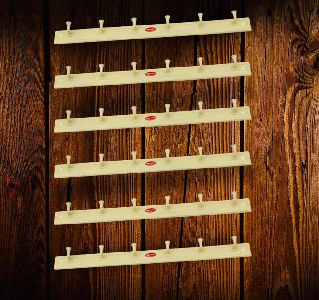     			Manvi- Ivory Door/Wall Hook Set of 6