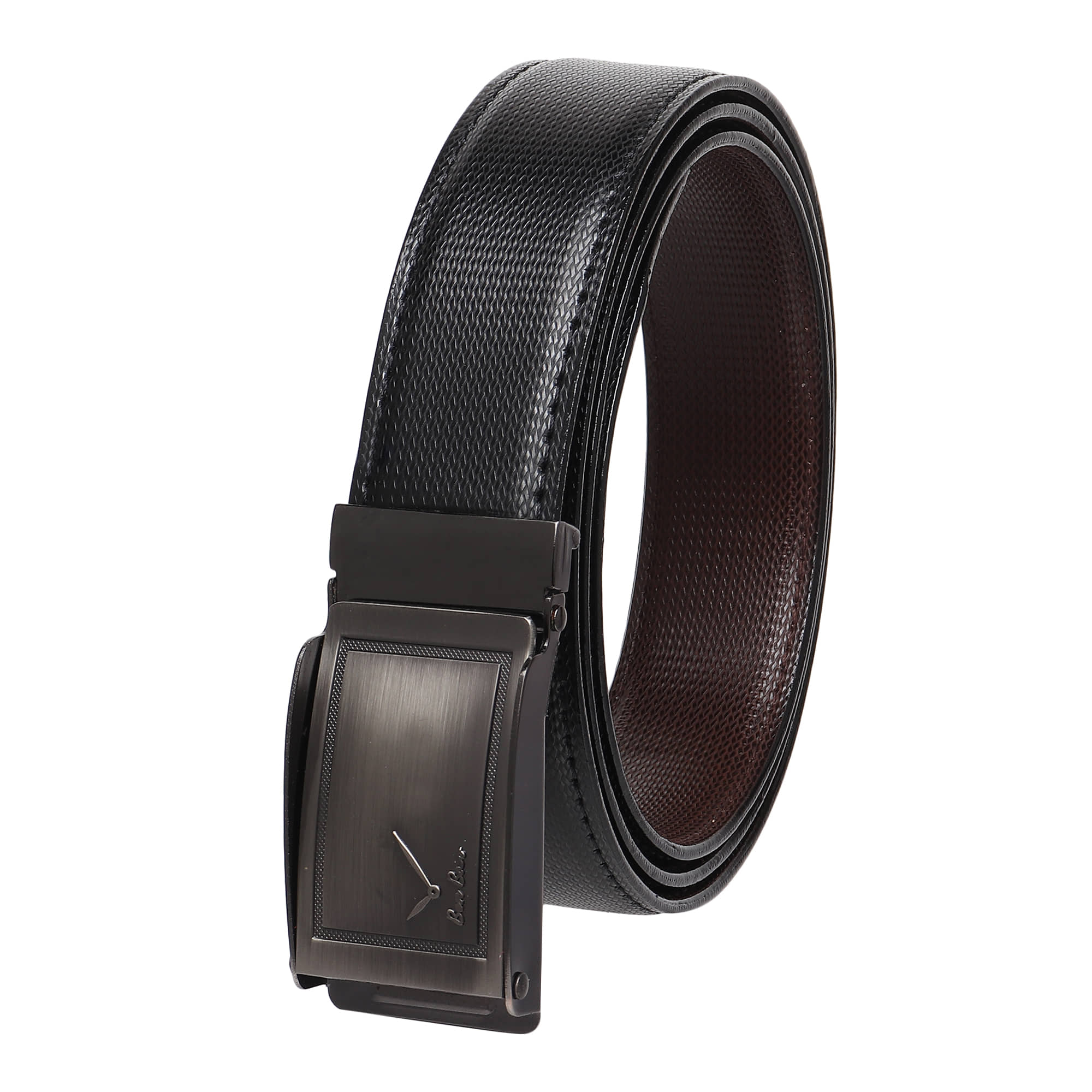 Loopa Black PU Formal Belt Pack of 1