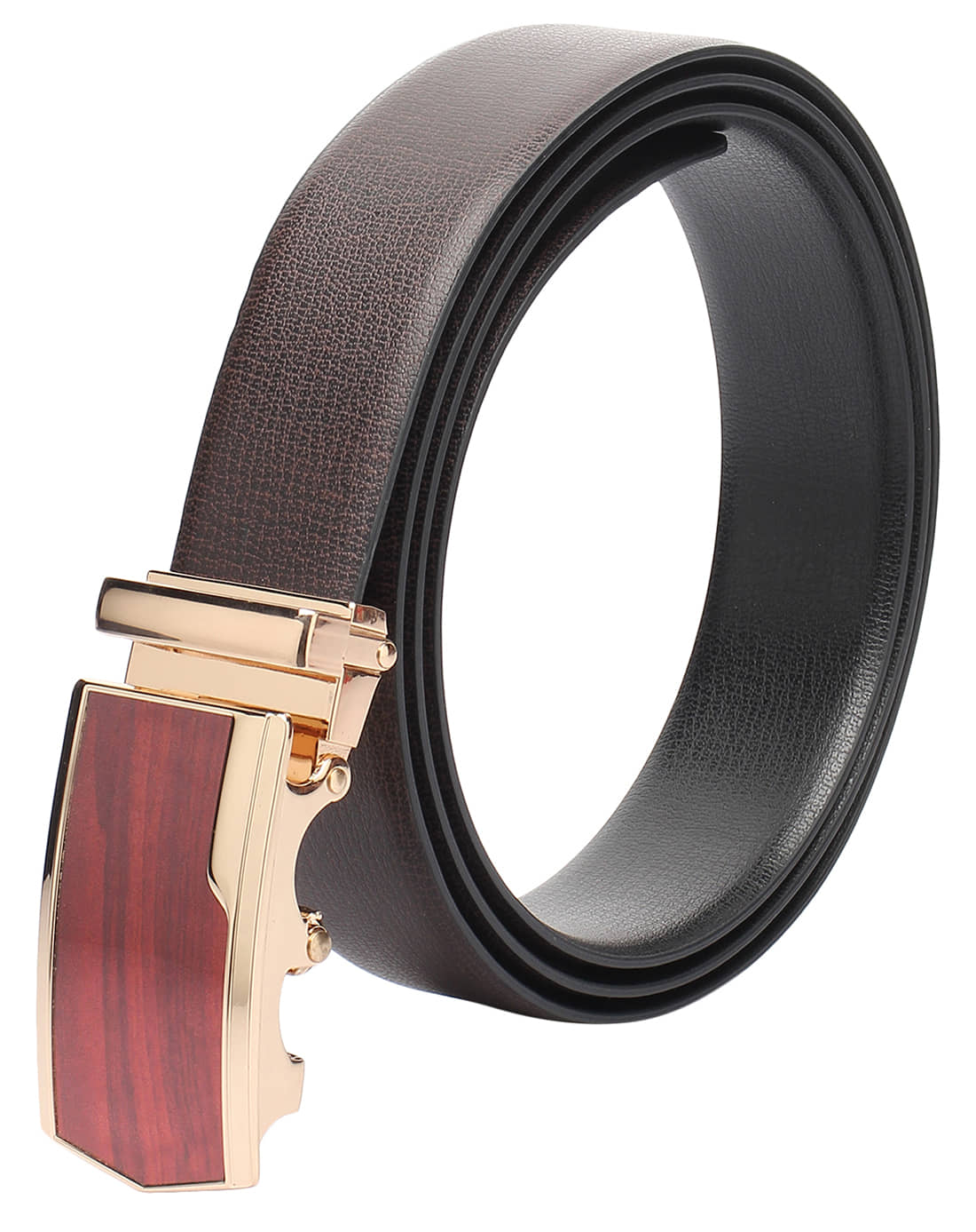 Loopa - Brown PU Men's Formal Belt ( Pack of 1 )
