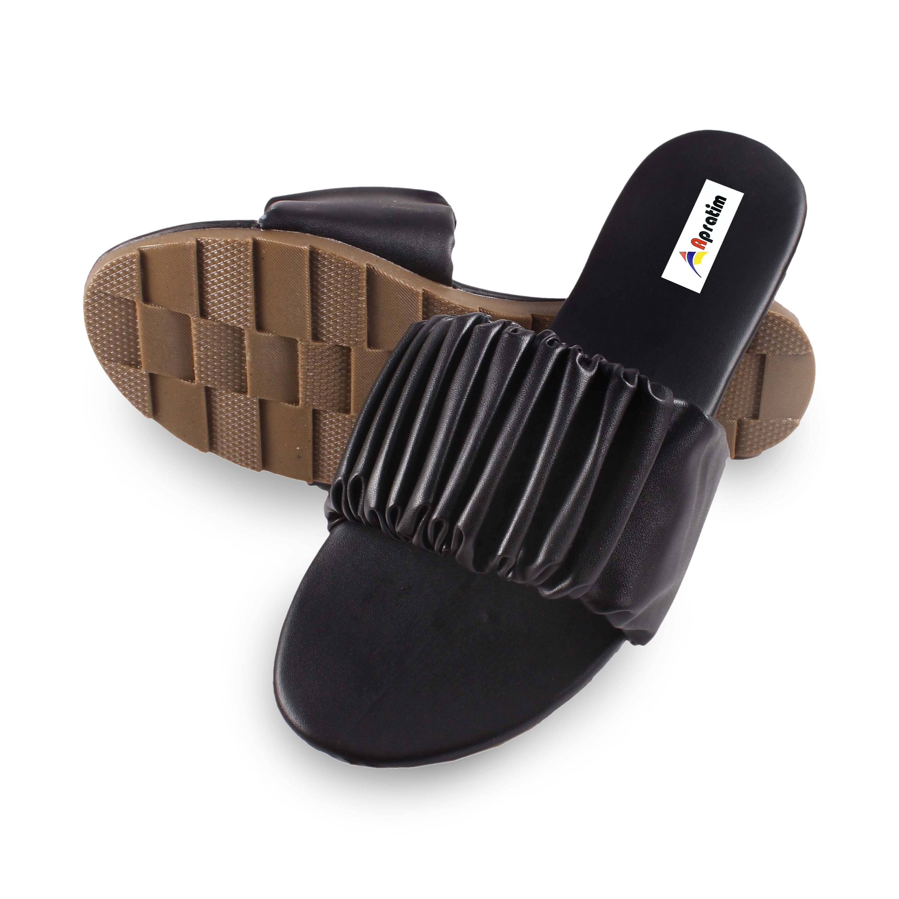 Raj Black Flats