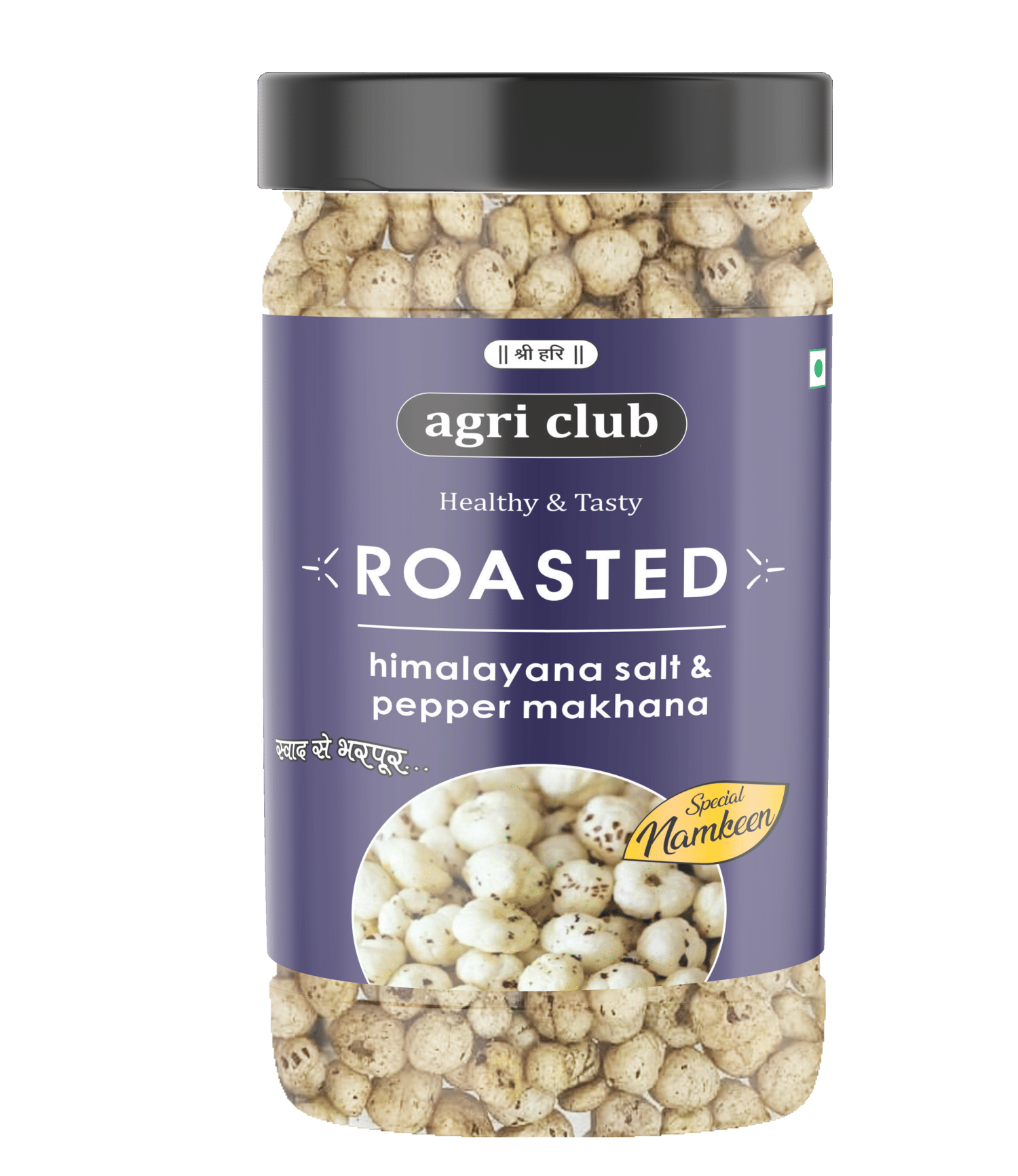 Agri Club Roasted Himalayana Salt & Pepper Makhana (200g)     			Agri Club Roasted Himalayana Salt & Pepper Makhana (200g)