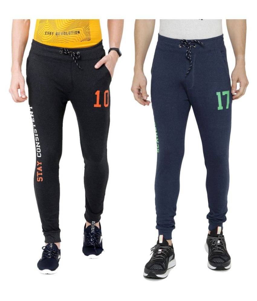 Ardeur Multi Cotton Blend Joggers Pack of 2 Ardeur Multi Cotton Blend Joggers Pack of 2