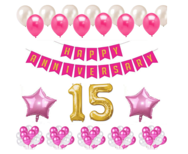     			Blooms Event Adore  15 Happy Anniversary Unique Combo Set