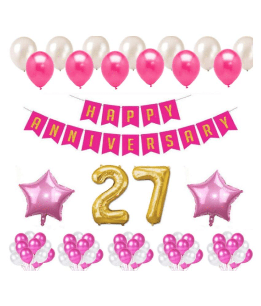     			Blooms Event Adore  27 Happy Anniversary Unique Combo Set
