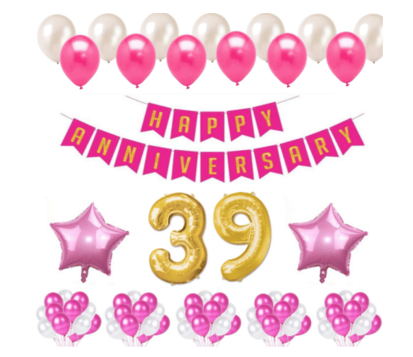     			Blooms Event Adore  39 Happy Anniversary Unique Combo Set