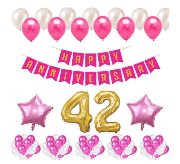     			Blooms Event Adore  42 Happy Anniversary Unique Combo Set