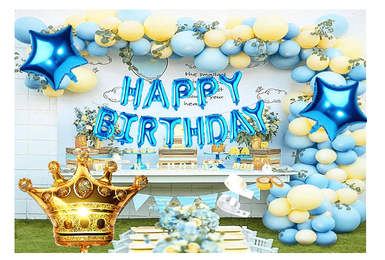     			Blooms Event Blue Yellow theme combo