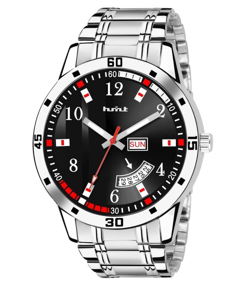     			HMXT - Silver Stainless Steel Analog Men's Watch