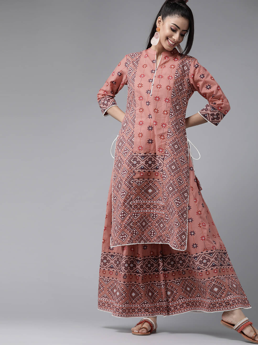 Juniper - Pink Straight Cotton Women's Stitched Salwar Suit ( Pack of 1 ) Juniper - Pink Straight Cotton Women's Stitched Salwar Suit ( Pack of 1 )