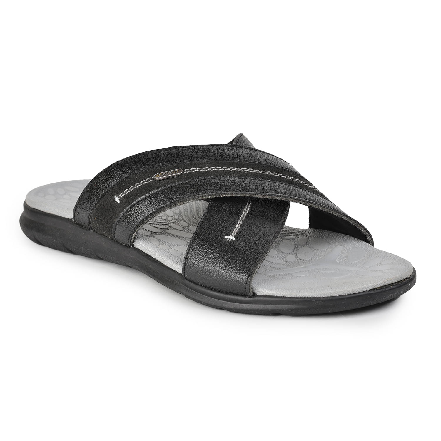     			Liberty Black Slide Flip flop