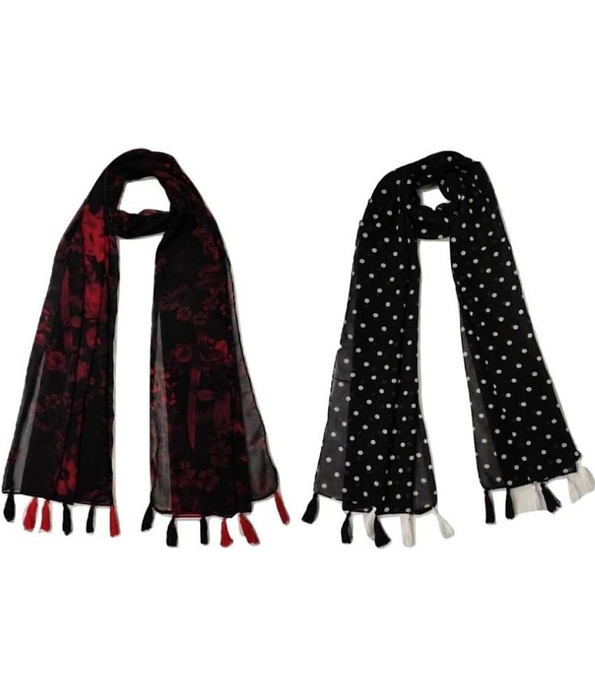 stolevilla Multi Printed Poly Cotton Yarn Stoles - Dupattas & Shawls | Buy online on ZillyBuy