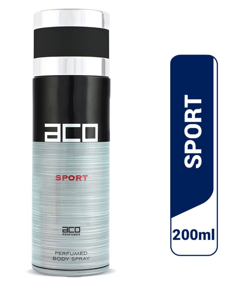 Aco Sport Deodorant Body Spray For Men, 200ml