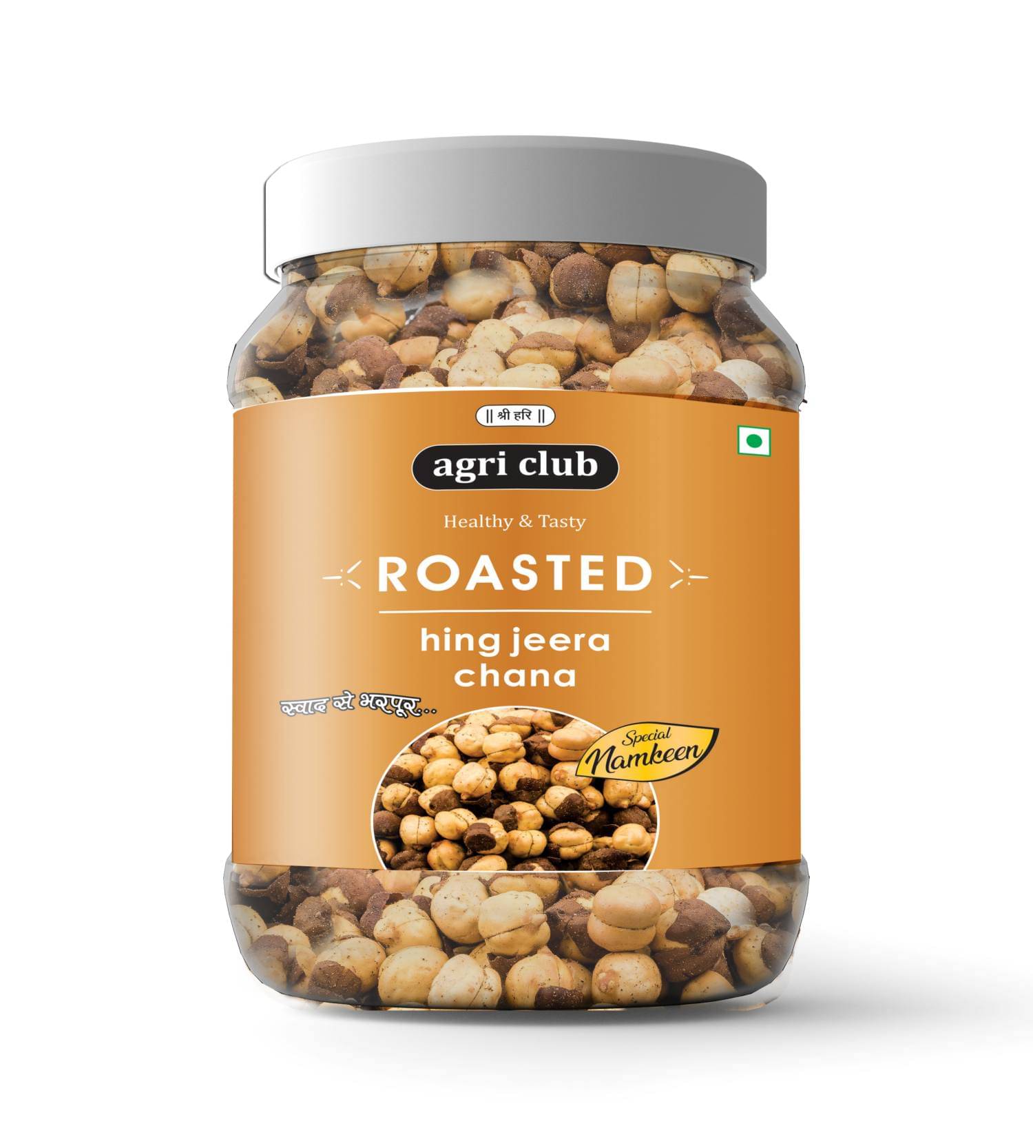 Agri Club Roasted Hing Jeera Chana 350 gm Agri Club Roasted Hing Jeera Chana 350 gm