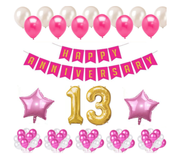     			Blooms Event Adore  13 Happy Anniversary Unique Combo Set