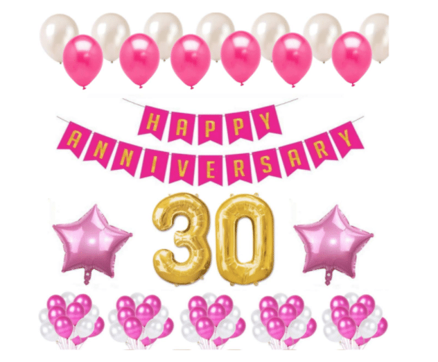     			Blooms Event Adore  30 Happy Anniversary Unique Combo Set