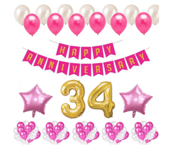     			Blooms Event Adore  34 Happy Anniversary Unique Combo Set