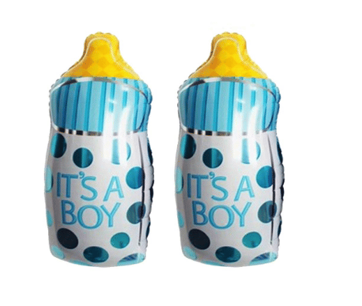     			Blooms Event baby's Boy   bottle foil Balloon ( Pack of 2 )