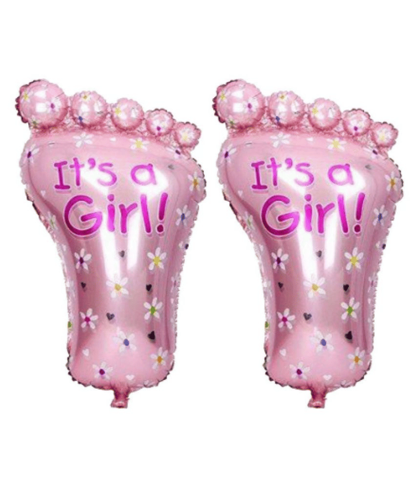     			Blooms Event baby's Girl    bottle foil Balloon ( Pack of 2 )