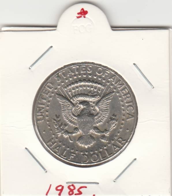 NUMISMATTECLY RARE AND COLLECTIBLE ,USA HALF DOLLAR,LIBERTY IN GOD WE TRUST - YEAR-1985,C01N IN EXTRA FINE CONDITION ,CHECK PICTURE CAREFULLY BEFORE ORDER,PLEASE DONT PLACE FAKE ORDER. WIGHT-11.34.     			NUMISMATTECLY RARE AND COLLECTIBLE ,USA HALF DOLLAR,LIBERTY IN GOD WE TRUST - YEAR-1985,C01N IN EXTRA FINE CONDITION ,CHECK PICTURE CAREFULLY BEFORE ORDER,PLEASE DONT PLACE FAKE ORDER. WIGHT-11.34.
