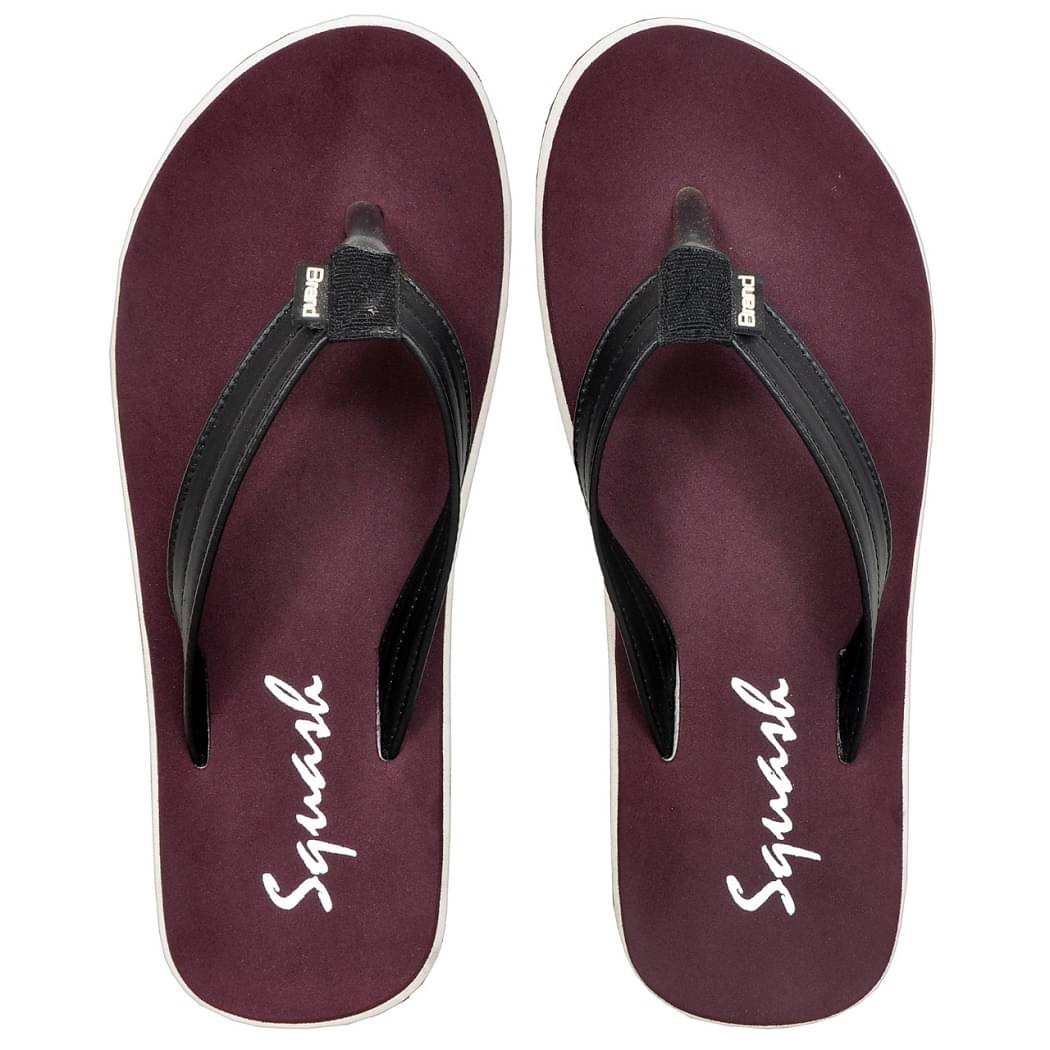     			Squash - Maroon  Synthetic Daily Slipper