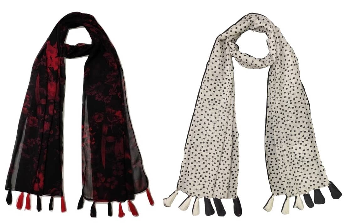 stolevilla Multi Printed Poly Cotton Yarn Stoles - Dupattas & Shawls | Buy online on ZillyBuy