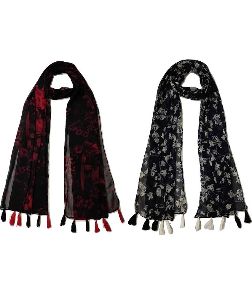 stolevilla Multi Printed Poly Cotton Yarn Stoles - Dupattas & Shawls | Buy online on ZillyBuy