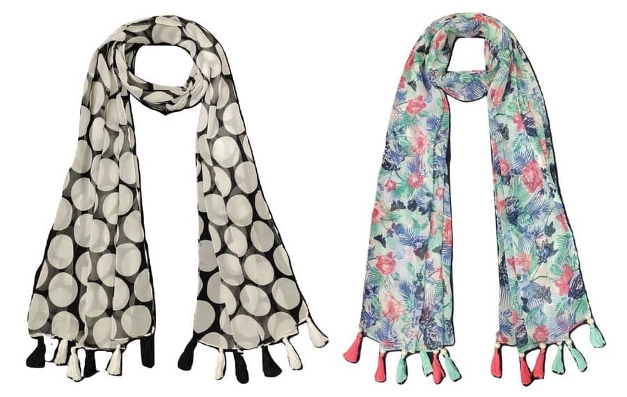 stolevilla Multi Printed Poly Cotton Yarn Stoles - Dupattas & Shawls | Buy online on ZillyBuy