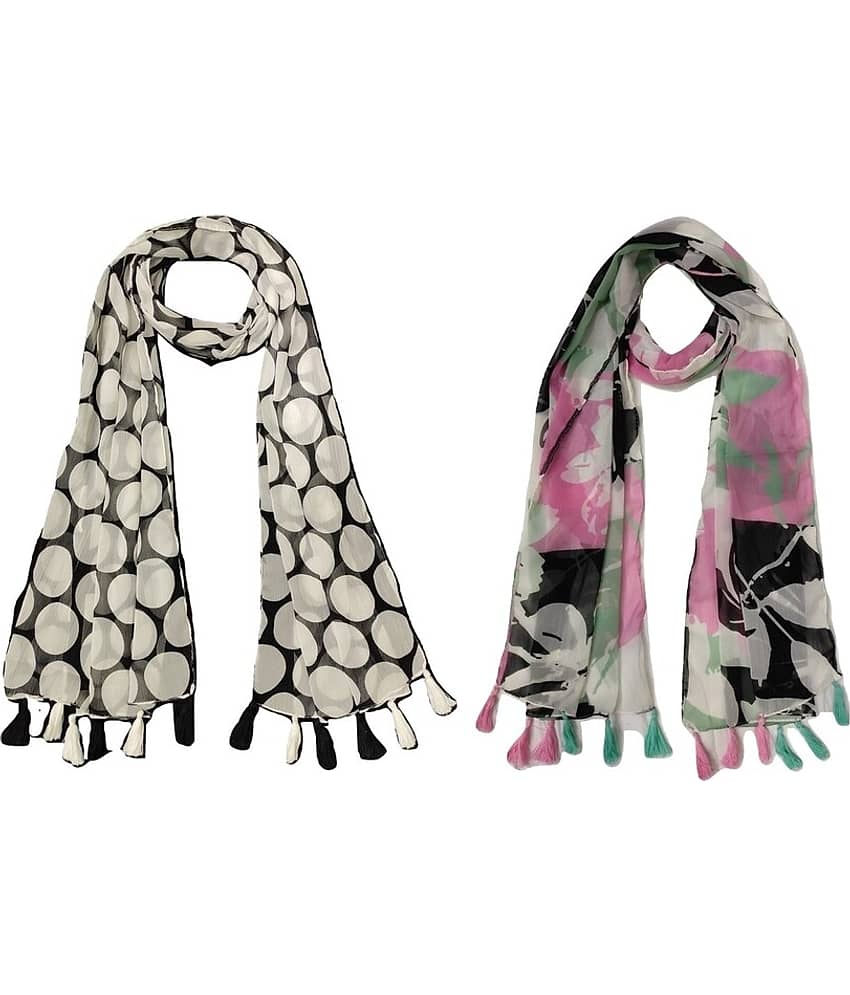 stolevilla Multi Printed Poly Cotton Yarn Stoles - Dupattas & Shawls | Buy online on ZillyBuy