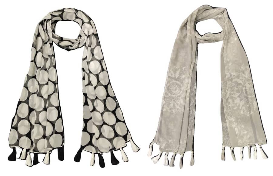 stolevilla Multi Printed Poly Cotton Yarn Stoles - Dupattas & Shawls | Buy online on ZillyBuy