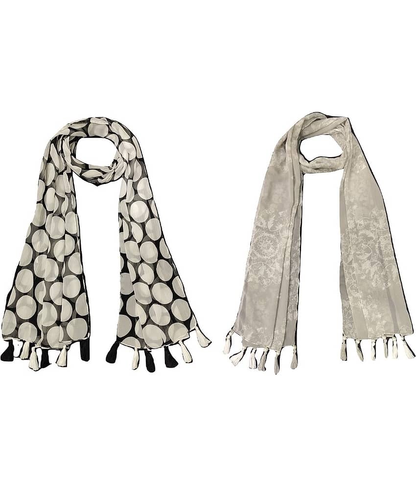 stolevilla Multi Printed Poly Cotton Yarn Stoles - Dupattas & Shawls | Buy online on ZillyBuy