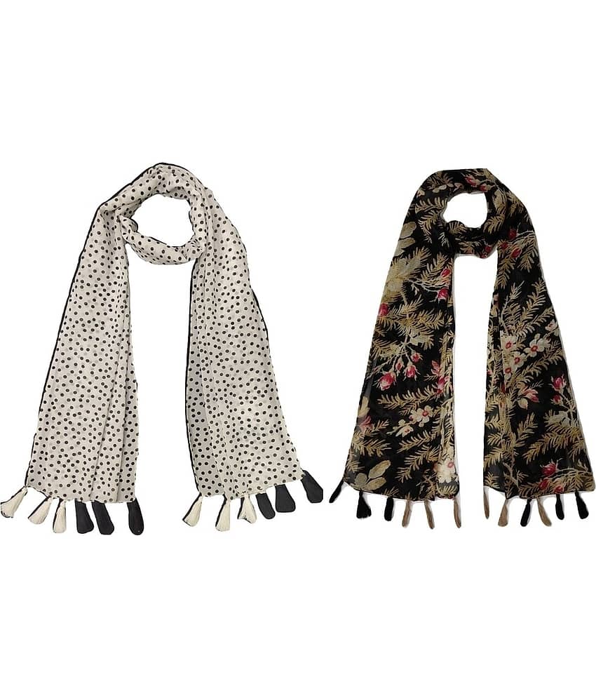 stolevilla Multi Printed Poly Cotton Yarn Stoles - Dupattas & Shawls | Buy online on ZillyBuy
