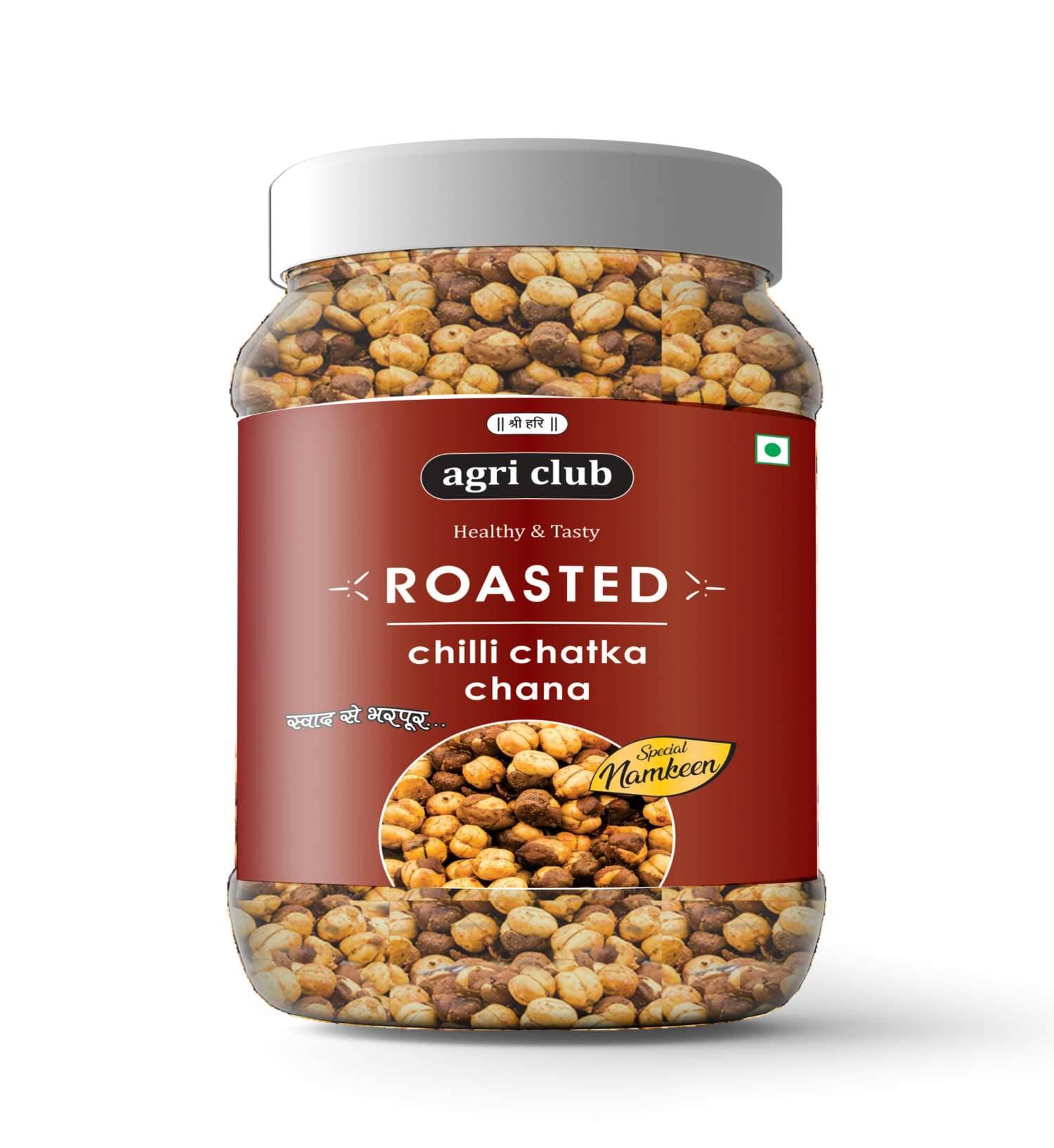 Agri Club Roasted Chilli Chatka chana 350gm Agri Club Roasted Chilli Chatka chana 350gm