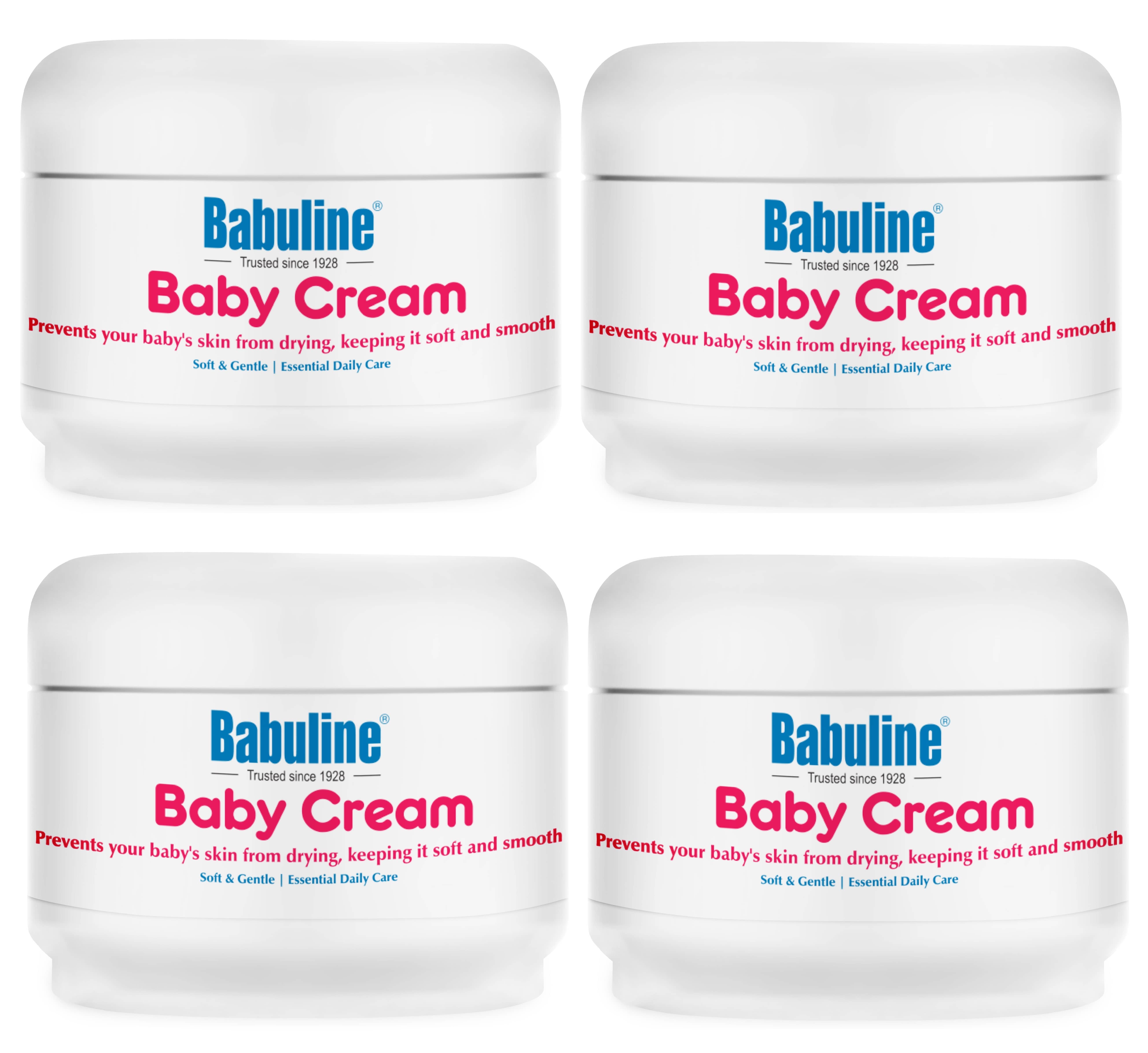 Babuline Baby Cream Giftings Kit (Pack of 4) (White)