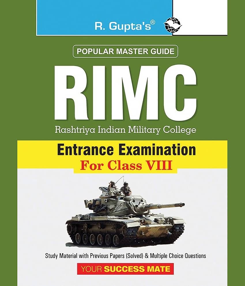RIMC (Rashtriya Indian Military College) Entrance Exam (For Class VIII) Guide - Stationery | Buy online on ZillyBuy