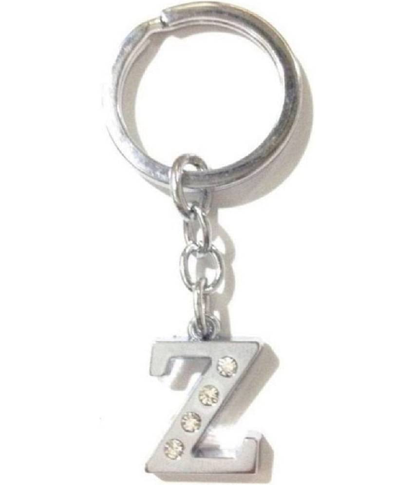 Americ Style Combo offer of Alphabet ''B & Z'' Metal Keychains (Pack of 2)