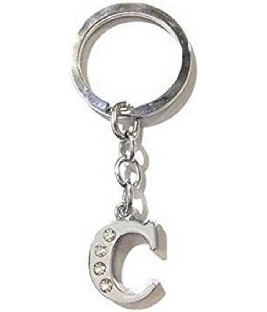 Americ Style Combo offer of Alphabet ''C & A'' Metal Keychains (Pack of 2)
