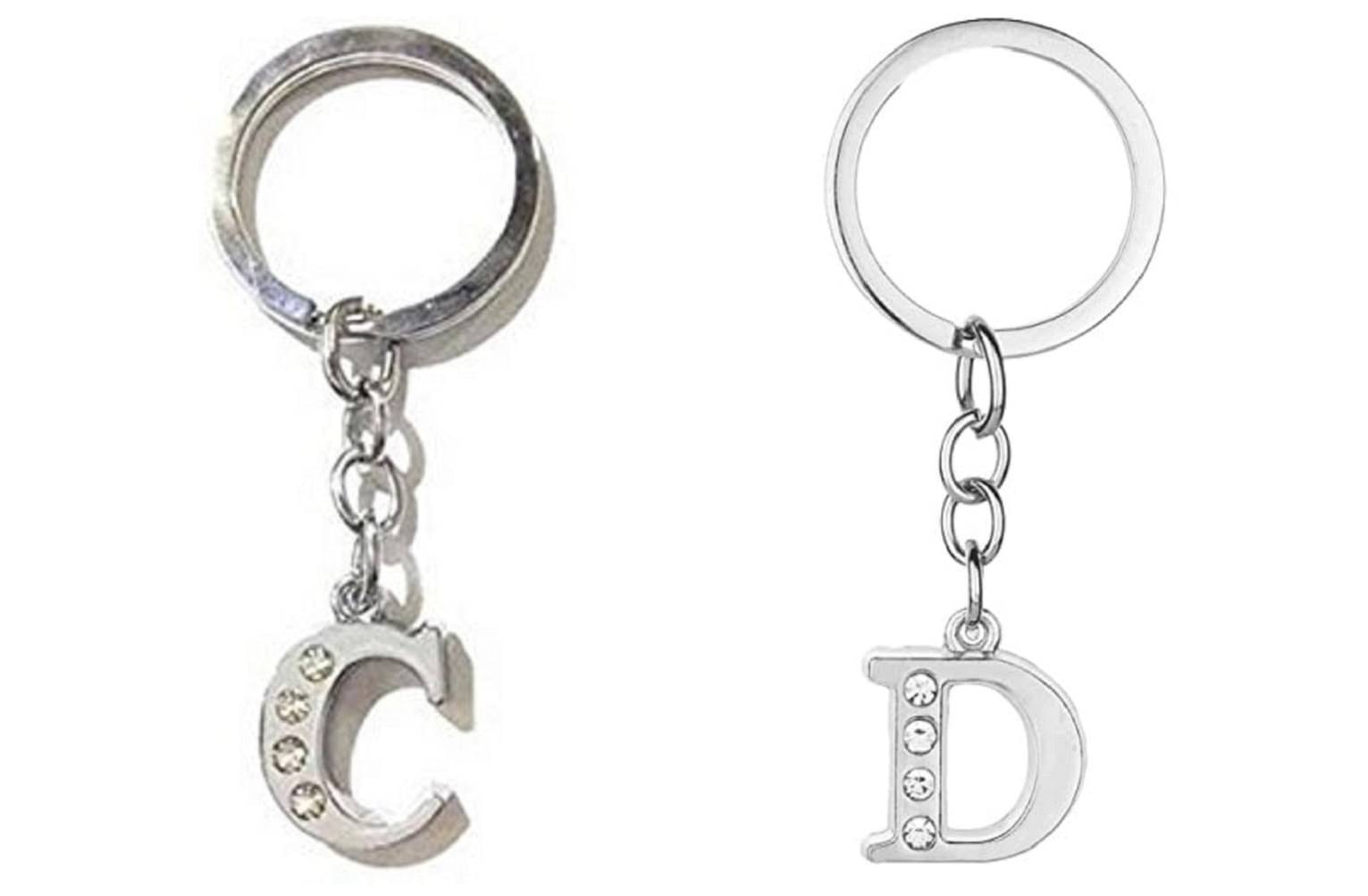 Americ Style Combo offer of Alphabet ''C & D'' Metal Keychains (Pack of 2) Americ Style Combo offer of Alphabet ''C & D'' Metal Keychains (Pack of 2)