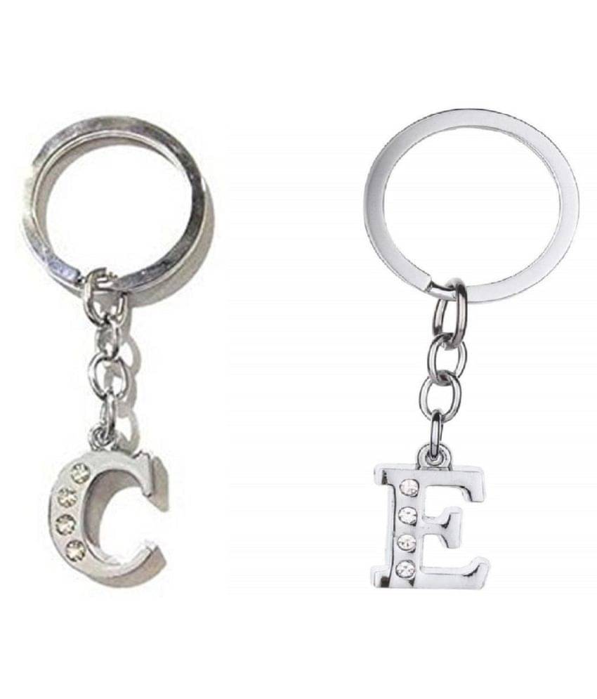 Americ Style Combo offer of Alphabet ''C & E'' Metal Keychains (Pack of 2) Americ Style Combo offer of Alphabet ''C & E'' Metal Keychains (Pack of 2)
