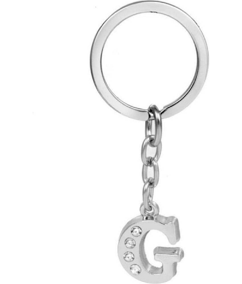 Americ Style Combo offer of Alphabet ''C & G'' Metal Keychains (Pack of 2)