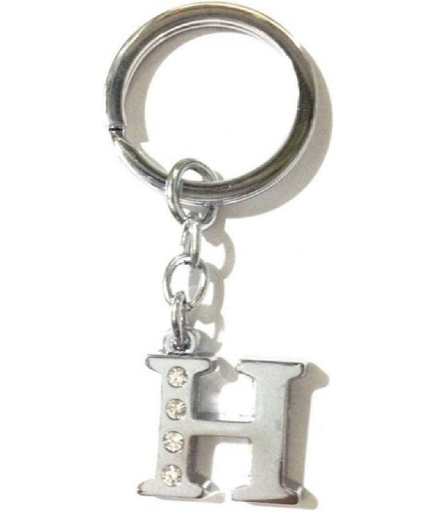 Americ Style Combo offer of Alphabet ''C & H'' Metal Keychains (Pack of 2)